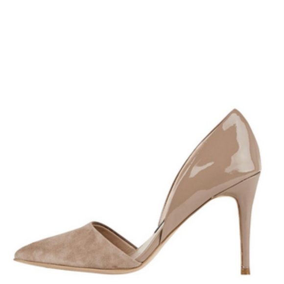 FRENCH CONNECTION  •Elvia• D'Orsay Dress Pump - Hazelwood Leather - Picture 2 of 3